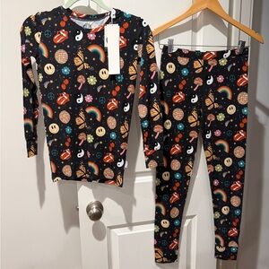 Kids Bamboo “Disco Dreamer” pajamas size 11/12 by Made with Magic NWT